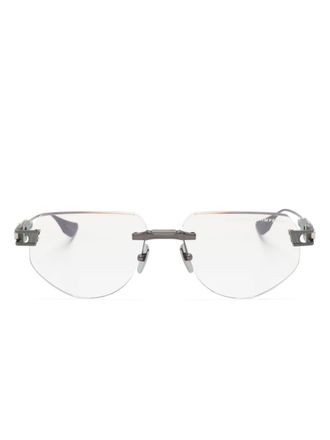 Dita Eyewear Grand Imperyn DTX164 geometric-frame glasses - Grey