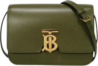 Burberry Pre-owned Cross Body Bags, female, Green, Size: ONE SIZE Pre-owned Vintage Fur Shoulder Bag