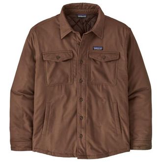 Patagonia Lightweight Insulated Fjord Flannel Shirt Freizeitjacke f&uuml;r Herren | braun