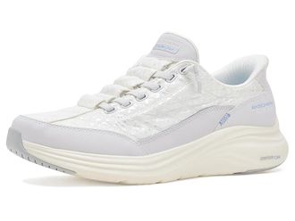 Skechers Contour Foam Cozy Fit Radiant Glow Womens Shoes White : 6.5 B - Medium, Textile