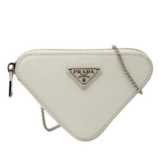 Prada Pre-owned Wallets, female, White, Size: ONE SIZE Pre-owned Vintage Crossbody Bag