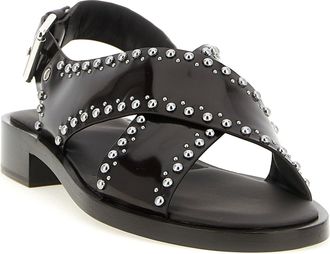 Churchs Womens Brown Calfskin Flat Sandals