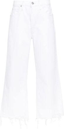 Frame Denim The Relaxed high-rise straight jeans - women - Cotton - 30 - White