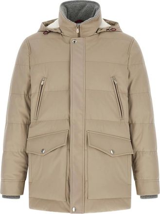 Brunello Cucinelli Quilted Hooded Parka