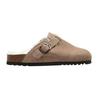 Scholl Ciabatte in Camoscio Fae New F - - Shoes - Donna - Beige - 37 EU