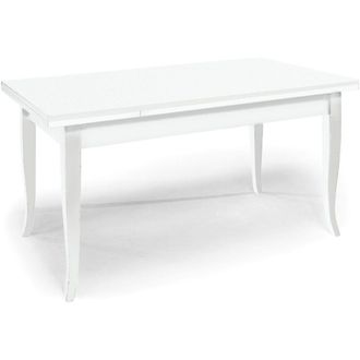 Milani Home Donny - Tavolo Da Pranzo Allungabile In Legno Massello Cm 85 X 160/200/240