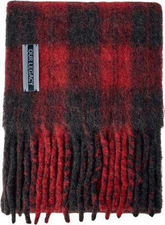 Our Legacy Estate Scarf - Accessories - unisex - Rojo - ONE SIZE