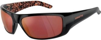 Arnette Hot Shot An 4182 29166Q - Heren - Zonnebrillen - Zwart - 62 MM - Nylon - Accessoires