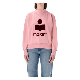 Isabel Marant Sweatshirts, female, Pink, 2XS, Moby Sweatshirt