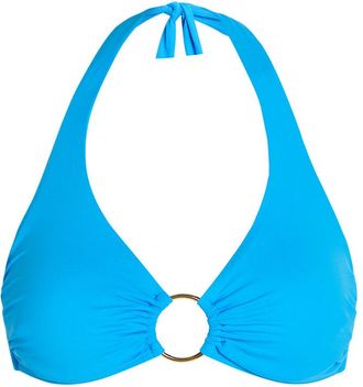 Melissa Odabash Brussels Halterneck Bikini top - Blue - 48 (UK16 / XL)