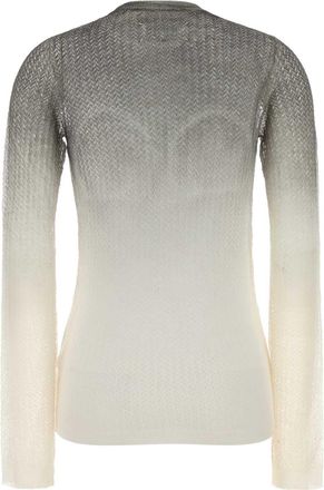 Maison Margiela Womens Crewneck Sweater Multicolor Primario Wool