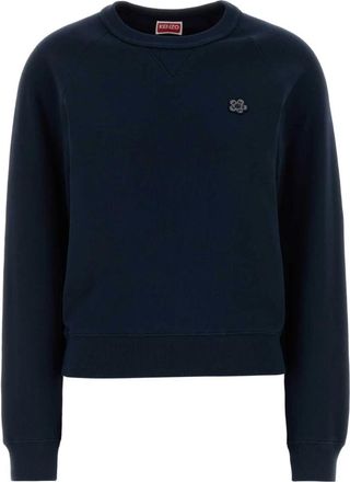 Kenzo Boke Flower Sweatshirt - Dames - Sweatshirts - Blauw - XS - Katoen - Hoodies & sweatvesten