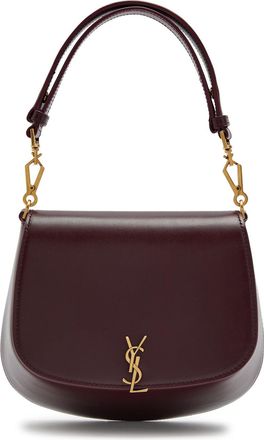 Saint Laurent Voltaire Leather Shoulder bag - Burgundy - One Size