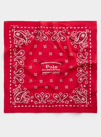 Polo Ralph Lauren Mens Red paisley bandana