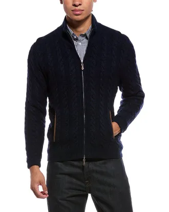 N.Peal N.Peal Richmond Cable 100% Cashmere Cardigan