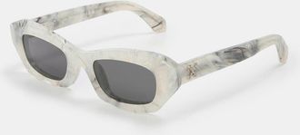 Off-white Mens Accessories Off White Venezia Square Full Rim Sunglasses in Marble/Grey - One Size