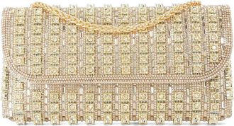 Dune London Elabourate Crystal Clutch in Gold at Nordstrom