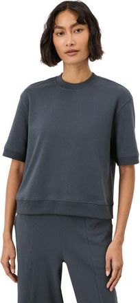 Pact Organic Cotton Airplane Sweatshirt Tee in Steel Blue at Nordstrom, Size Small