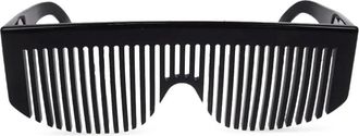 Chanel 1990-2000s Hair Combs zonnebril - Zwart