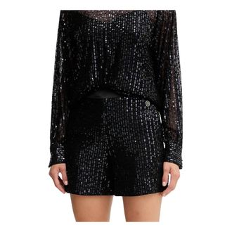 Karl Lagerfeld Mujer, Pantalones cortos, Negro, Talla: S