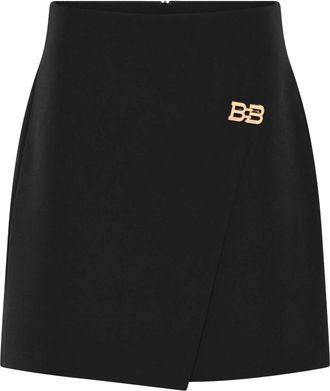 Bruuns Bazaar Rok met unieke snit - Dames - Korte rokken - Zwart - M - Rokken