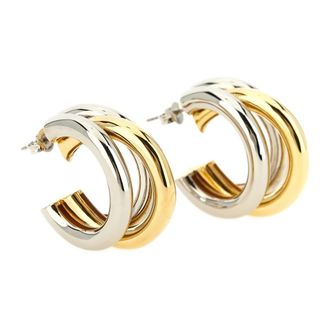 Paco Rabanne Triple Hoop Earrings - Dames - Oorbellen - Veelkleurig - ONE Size - Accessoires