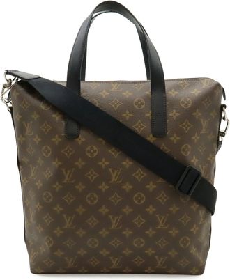 Louis Vuitton Black Brown Monogram Monogram Handbag Shoulder Bag Tote Bag (Pre-Owned)