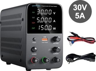 OEM Fuente De Alimentaci&oacute;n, Voltaje Ajustable, Pantalla Digital, Salida De 30 V 5 A