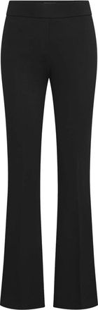 Seductive Bordeaux Jersey Pull-on Broek - Dames - Wijde Broeken - Zwart - M - Broeken
