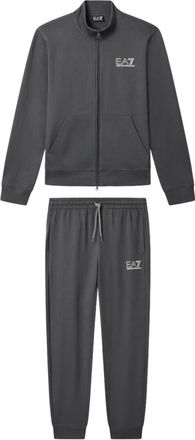Emporio Armani Jersey Trainingspak - Heren - Trainingspakken - Grijs - S - Katoen - Fitness