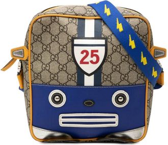 Gucci Pre-owned Gucci Kids GG Supreme Robot Messenger Bag Unisex SGFRVSV3XCAWT7GK