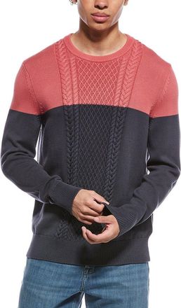 Brooks Brothers Colorblocked Crewneck Sweater