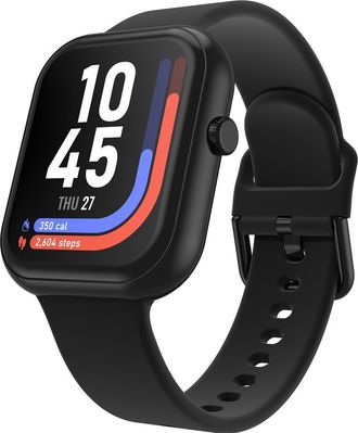 American Exchange iTouch Air 5 Smartwatch, 40mm with Silicone Band in Black/Black at Nordstrom Rack