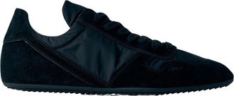 Rick Owens Minimalistische Sneakers met Su&egrave;de Details - Heren - Sneakers - Zwart - 43 EU - Su&egrave;de - Schoenen