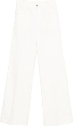 Victoria Beckham Alina Jeans - Dames - Loose Fit Jeans - Wit - W27 - Katoen - Jeans