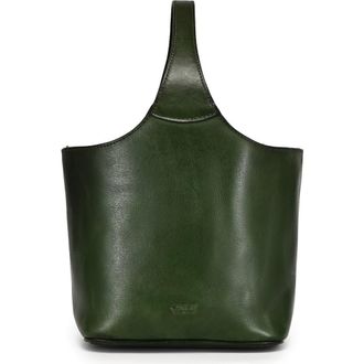 OLD TREND Napa Genuine Leather Relaxed Handcrafted Basket Bag in Kale at Nordstrom