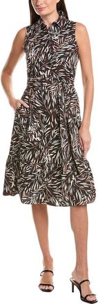 Jones New York Belted Midi Shirtdress