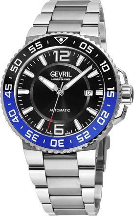 Gevril Group Riverside Automatic Black Dial Mens Watch 46709