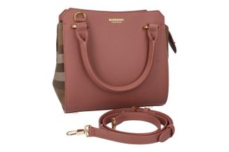 Burberry Womens Banwell MX Handbag Dark Rosewood - Pink - One Size