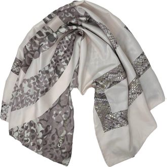 Cole Haan Snakeskin Print Square Scarf in Python at Nordstrom