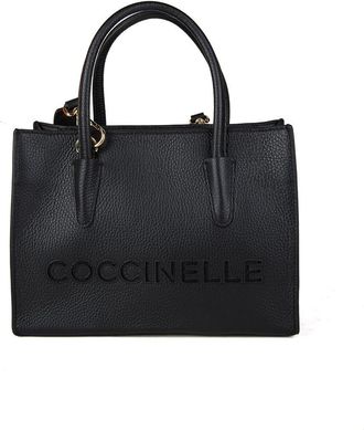 Coccinelle Myrtha26 Handtas Geribbeld Leer