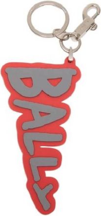 Bally Silicone and Metal Pennant Keyring