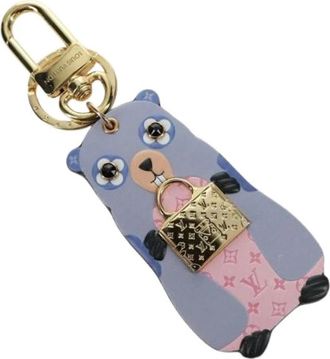 Louis Vuitton Pre-owned Canvas Sleutelhanger Charm - Dames - Vintage Accessoires - Paars - ONE Size - Vintage