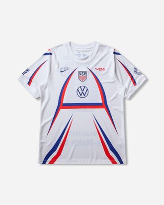 Nike Men s V.A.A Dri-FIT Academy Pro Football T-Shirt White / Deep Royal Blue