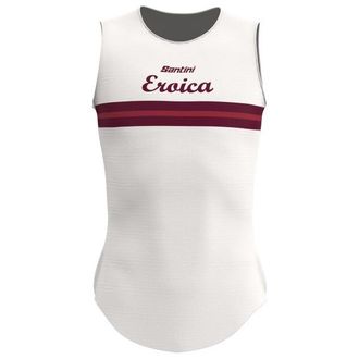 Santini Eroica Timo Baselayer Velounterhemd f&uuml;r Herren | wei&szlig;/grau