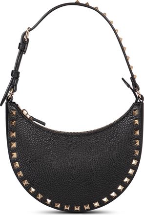 Valentino Garavani Rockstud Mini Leather Hobo Bag