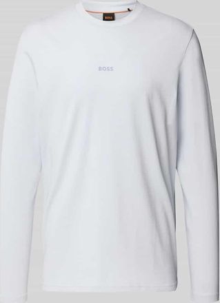 Boss Orange by Hugo Boss BOSS Orange Regular Fit Langarmshirt aus Baumwoll-Mix Modell TCHARK in Hellgrau, Größe XXXL