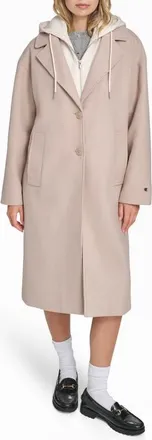 Champion Topcoat with Removable Hooded Bib in Tan at Nordstrom, Size X-Large