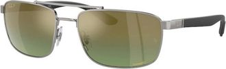 Ray-Ban unisex, Accessoires, Grijs, Maat: 60 MM