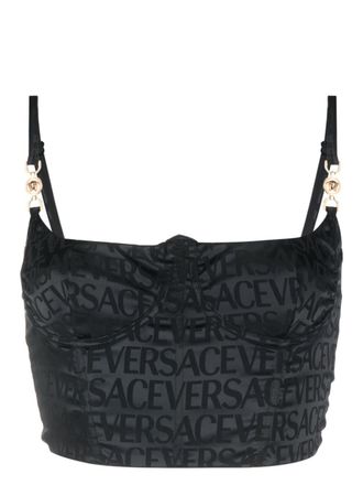 Versace Bh met print - Zwart